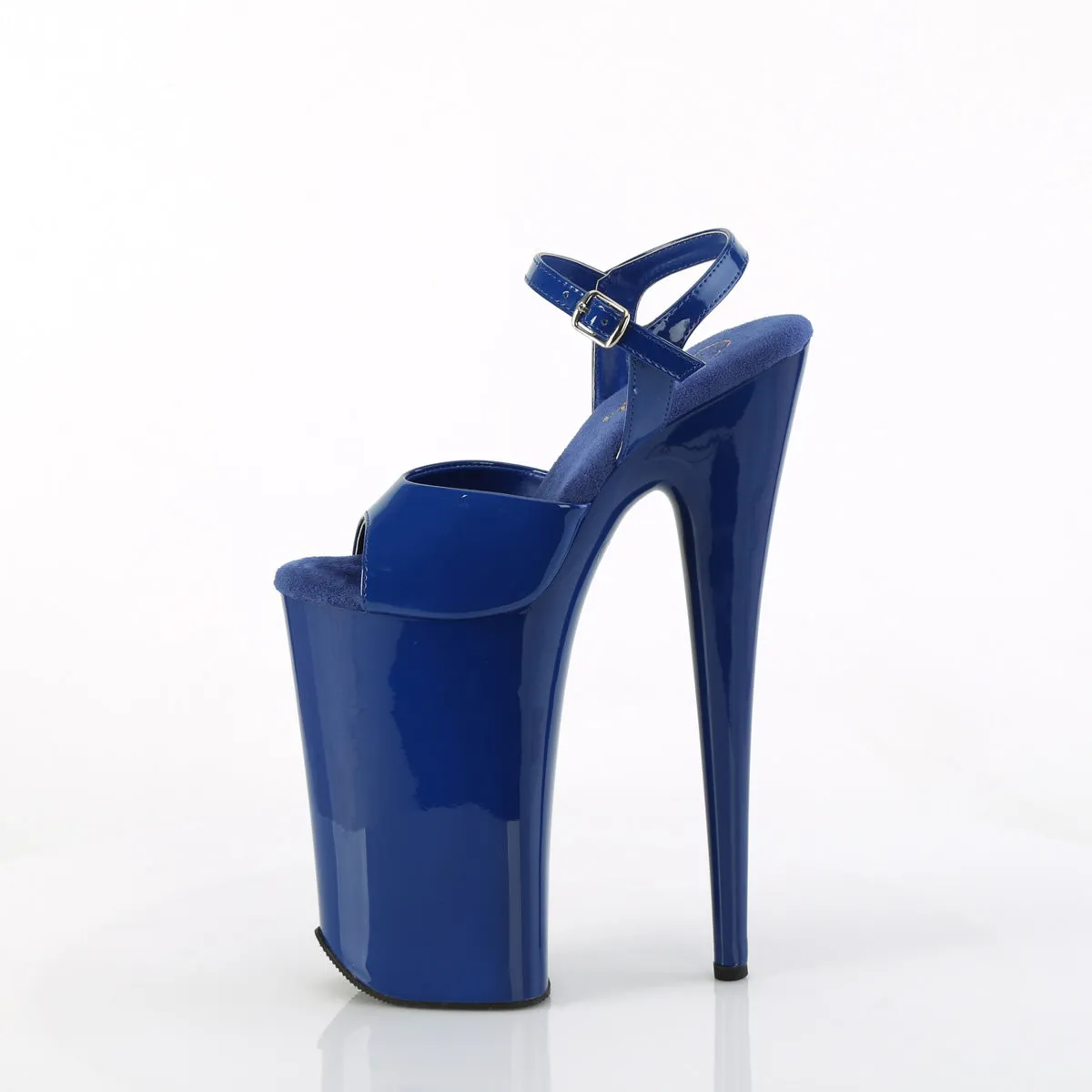 10 Inch Heel BEYOND-009 Royal Blue Patent