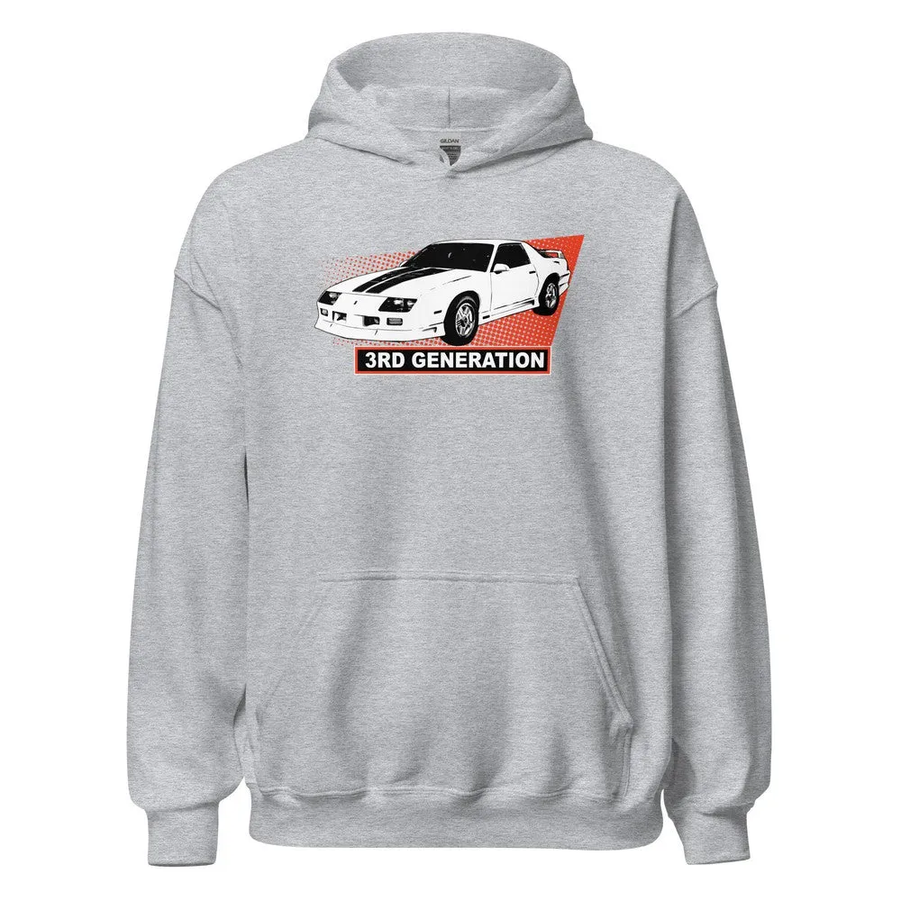 3rd Gen Camaro Hoodie Sweatshirt