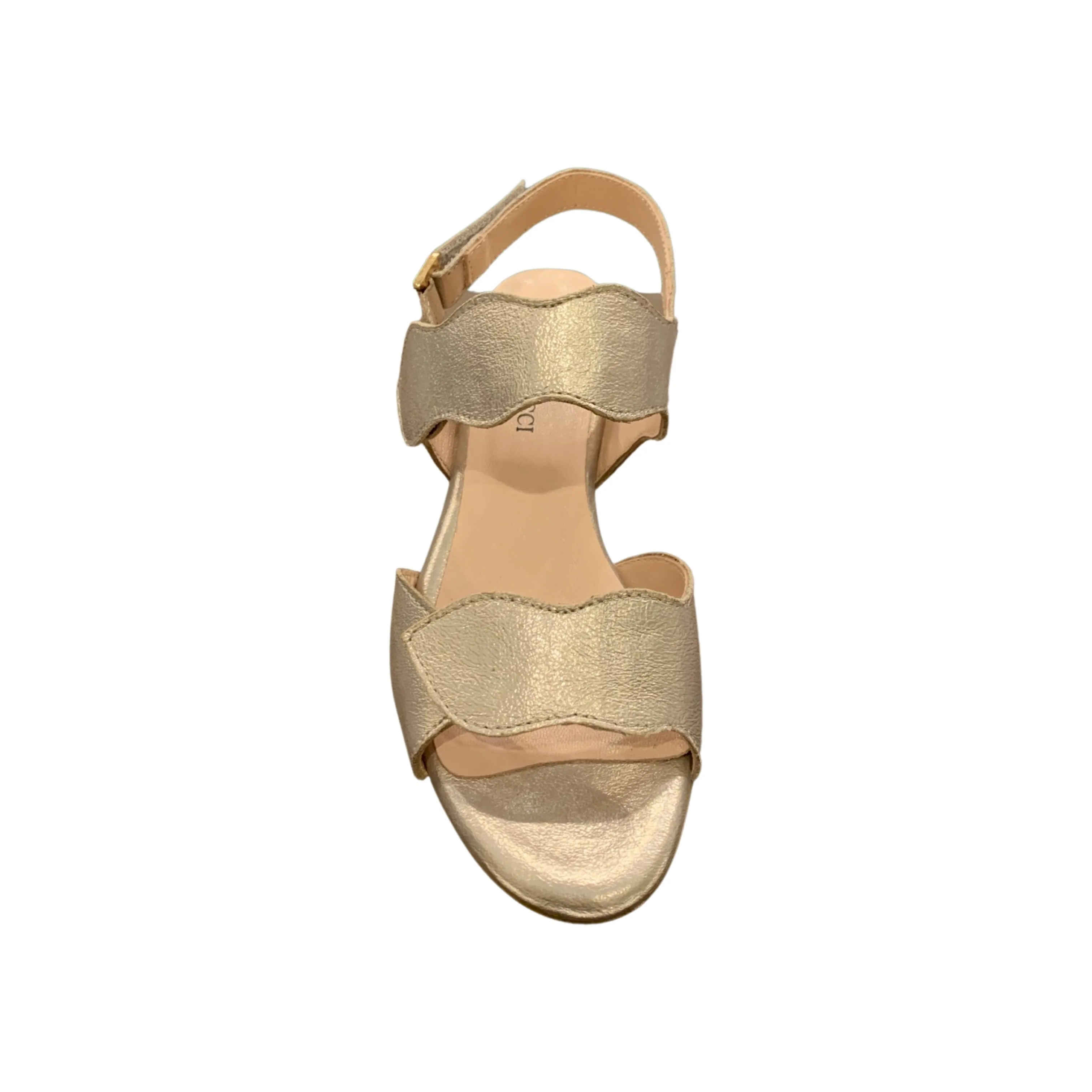 Adena  Gold Adjustable Sandal