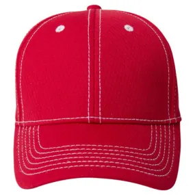 AHEAD Red/White Honeycomb Tech Contrast Cap