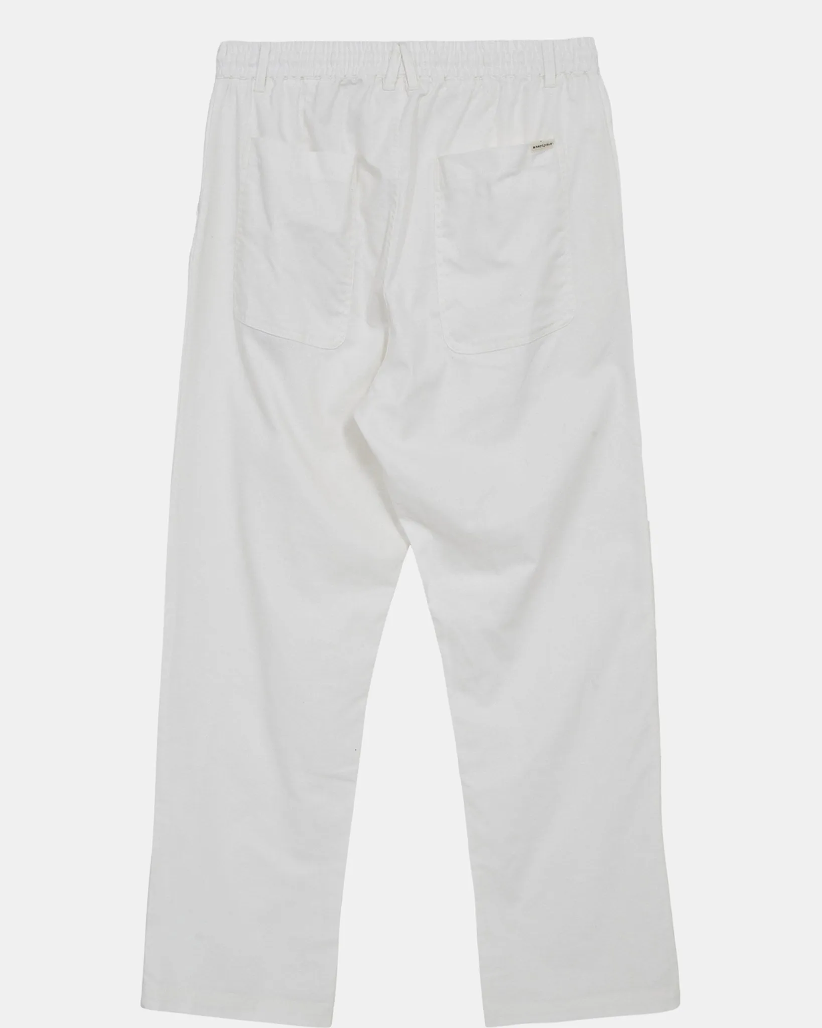 AKJAN COT/LINEN ELA PANTS - Tofu