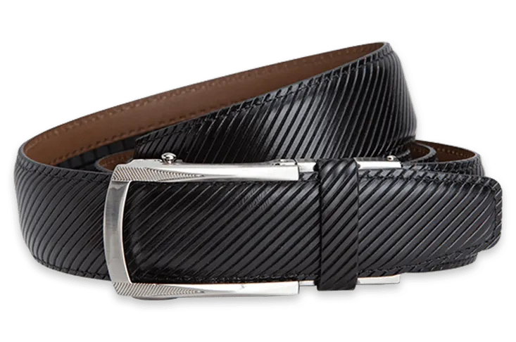 Avignon Black, 35mm Strap, Luxury Belt