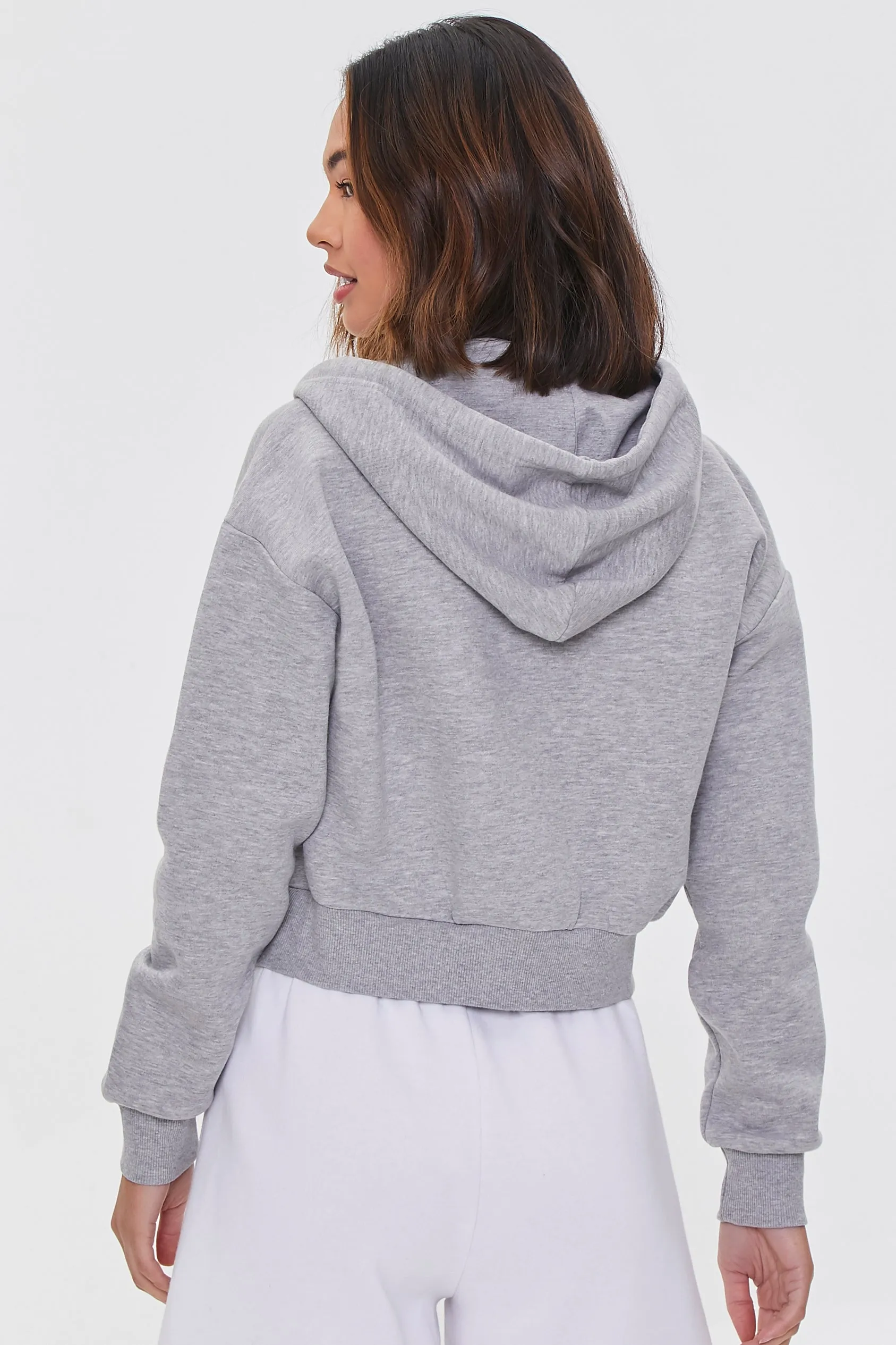 Basic Fleece Zip-Up Hoodie