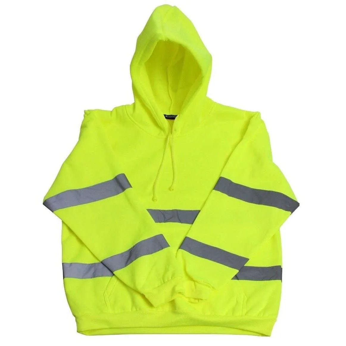 Blackrock Hi Vis Yellow Hooded Sweatshirt