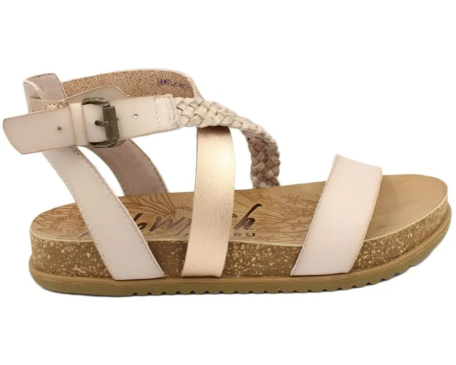 Blowfish Rosegold Fern Sandals