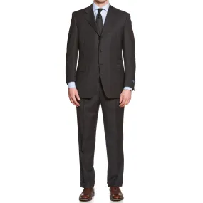 CANALI Dark Gray Striped Wool Super 120's Suit EU 50 NEW US 40