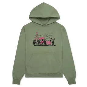 Choir Hoodie - Oil Green