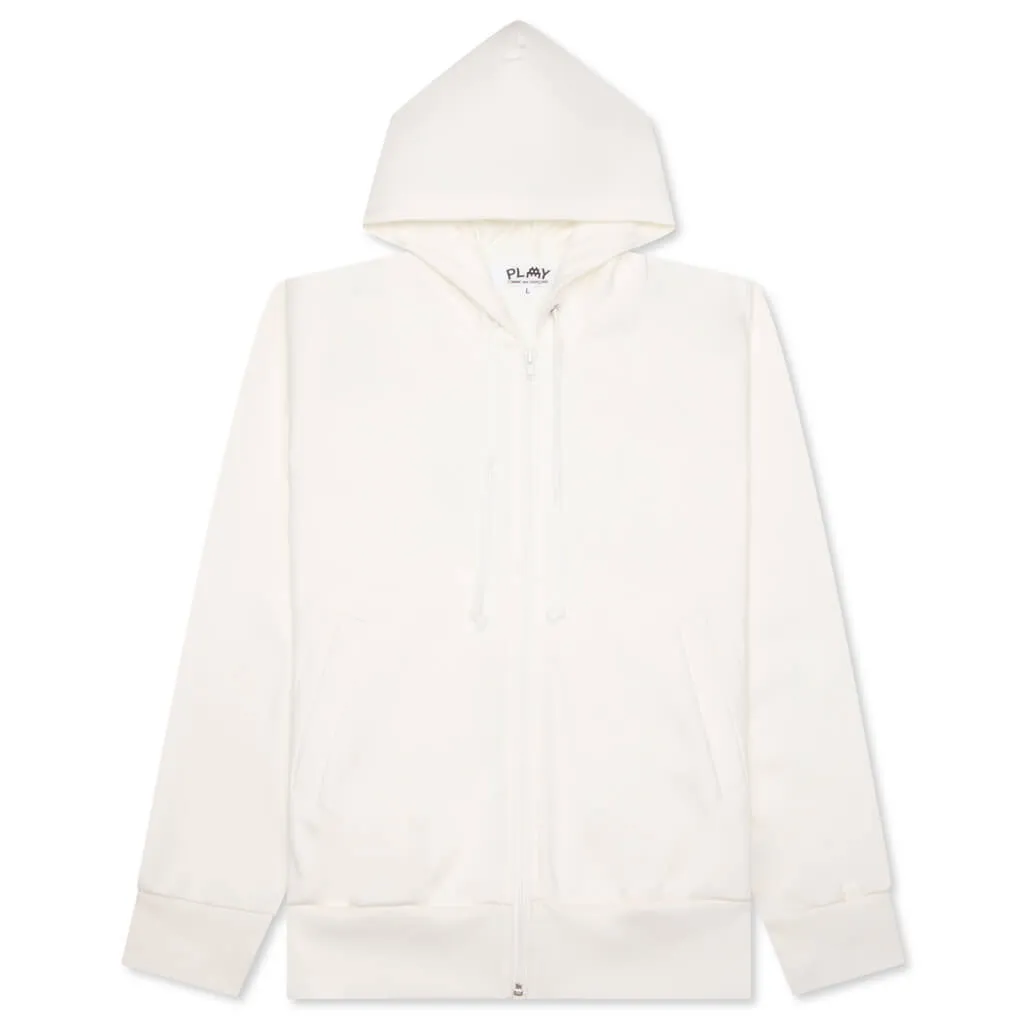 Comme des Garcons PLAY x the Artist Invader Women's Full-Zip Hoodie - Off-White