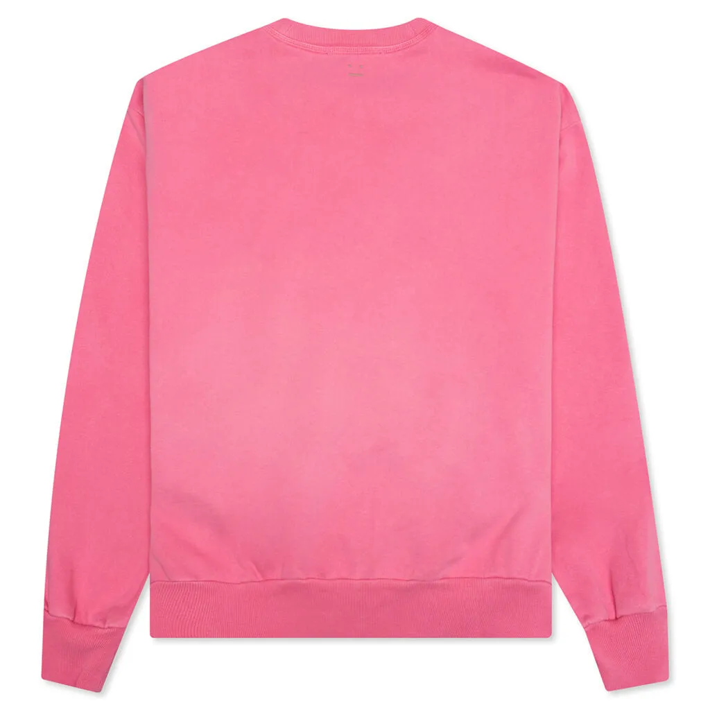 Crew Neck Sweatshirt - Bubblegum Pink