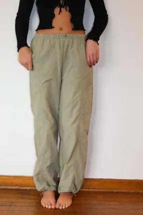 Drawstring Parachute Joggers