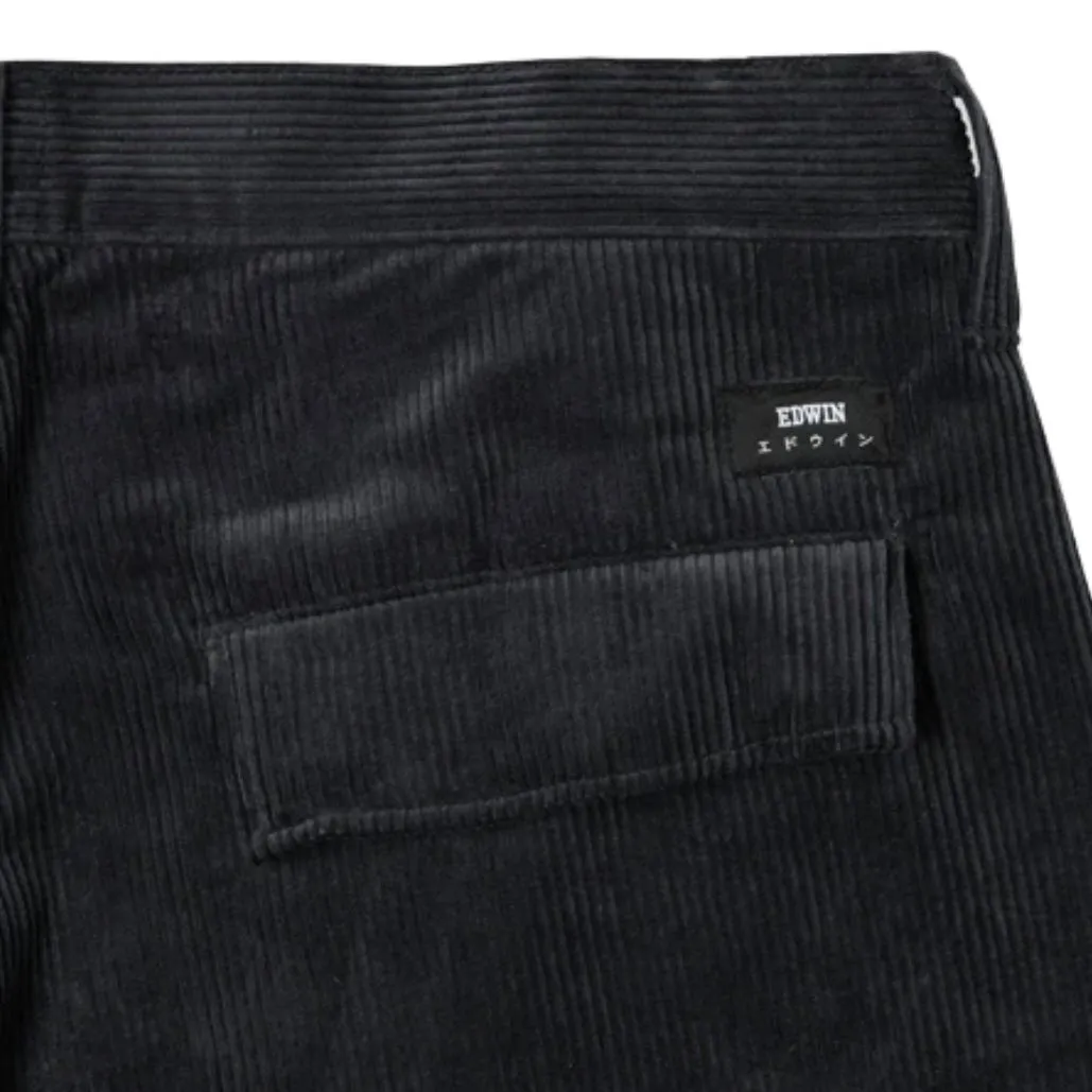 EDWIN ED-45 Combat Cargo Corduroy Pants Ebony