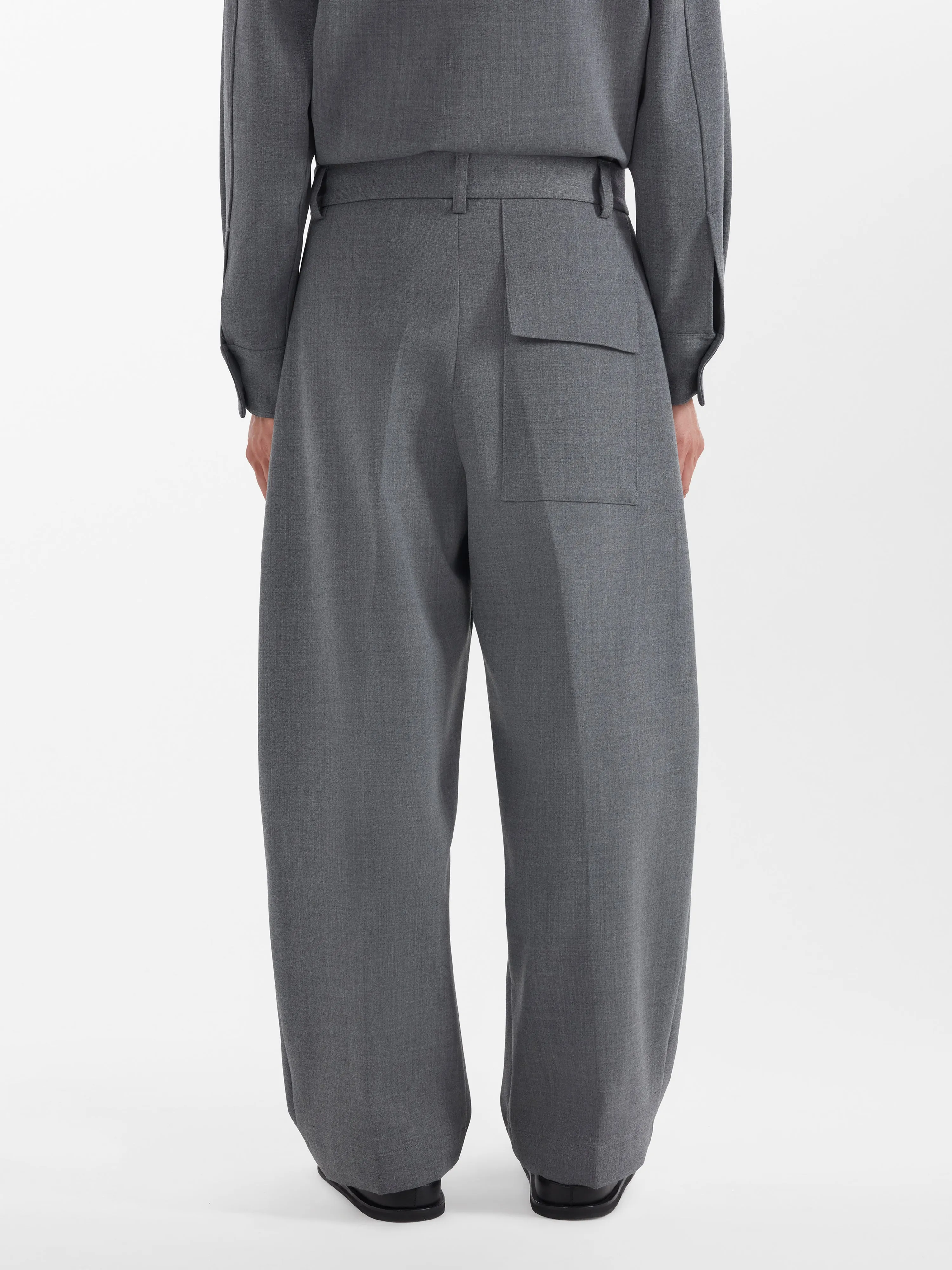 Ellis Pant in Grey Marl