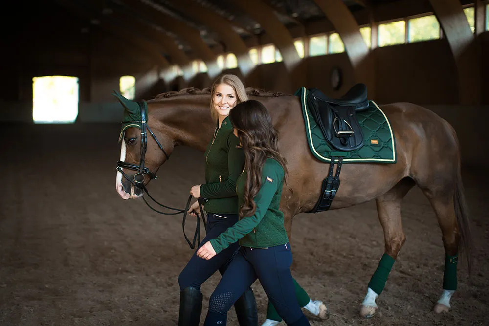 EQUESTRIAN STOCKHOLM FOREST GREEN DRESSAGE PAD