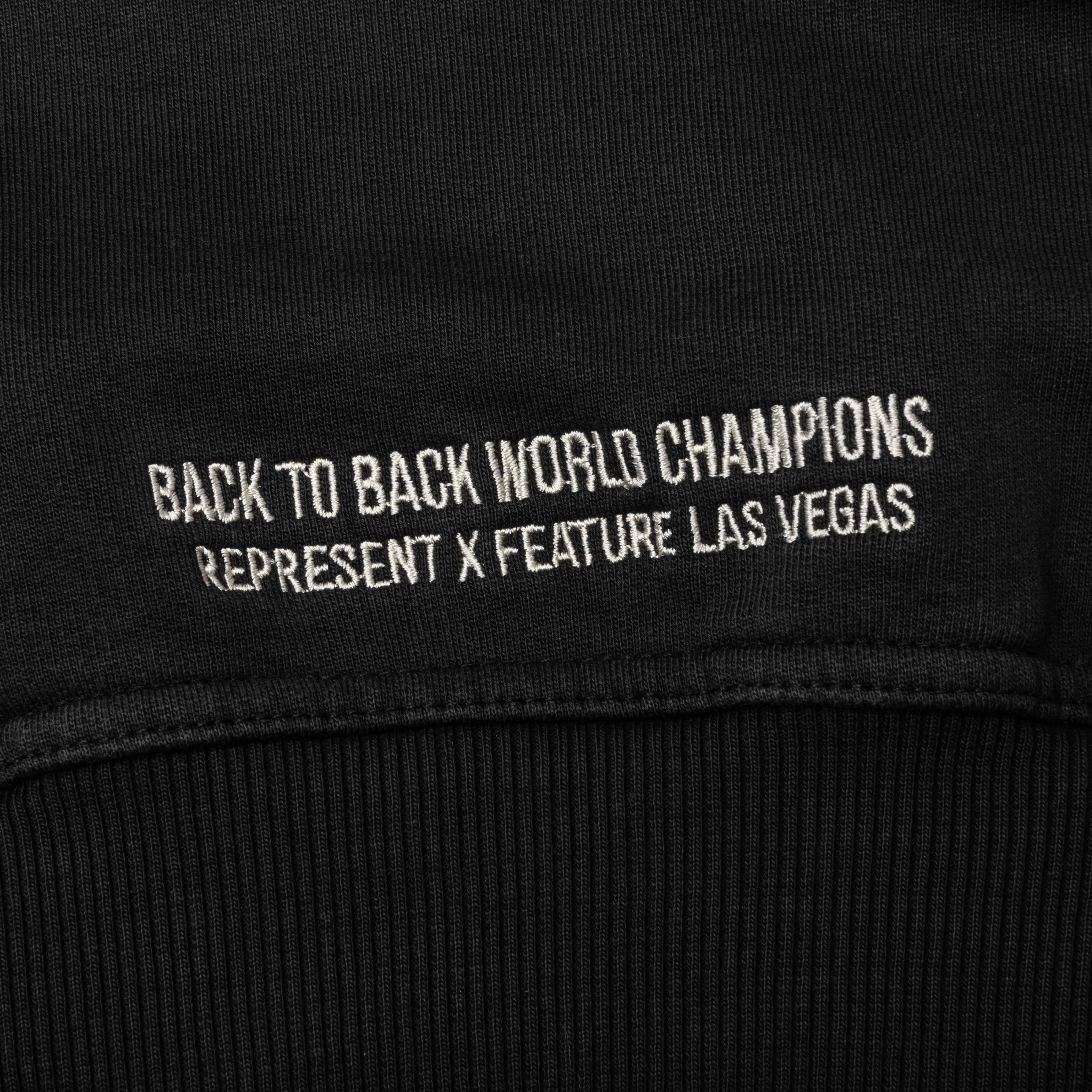 Feature x Represent Champions Hoodie - Stained Black