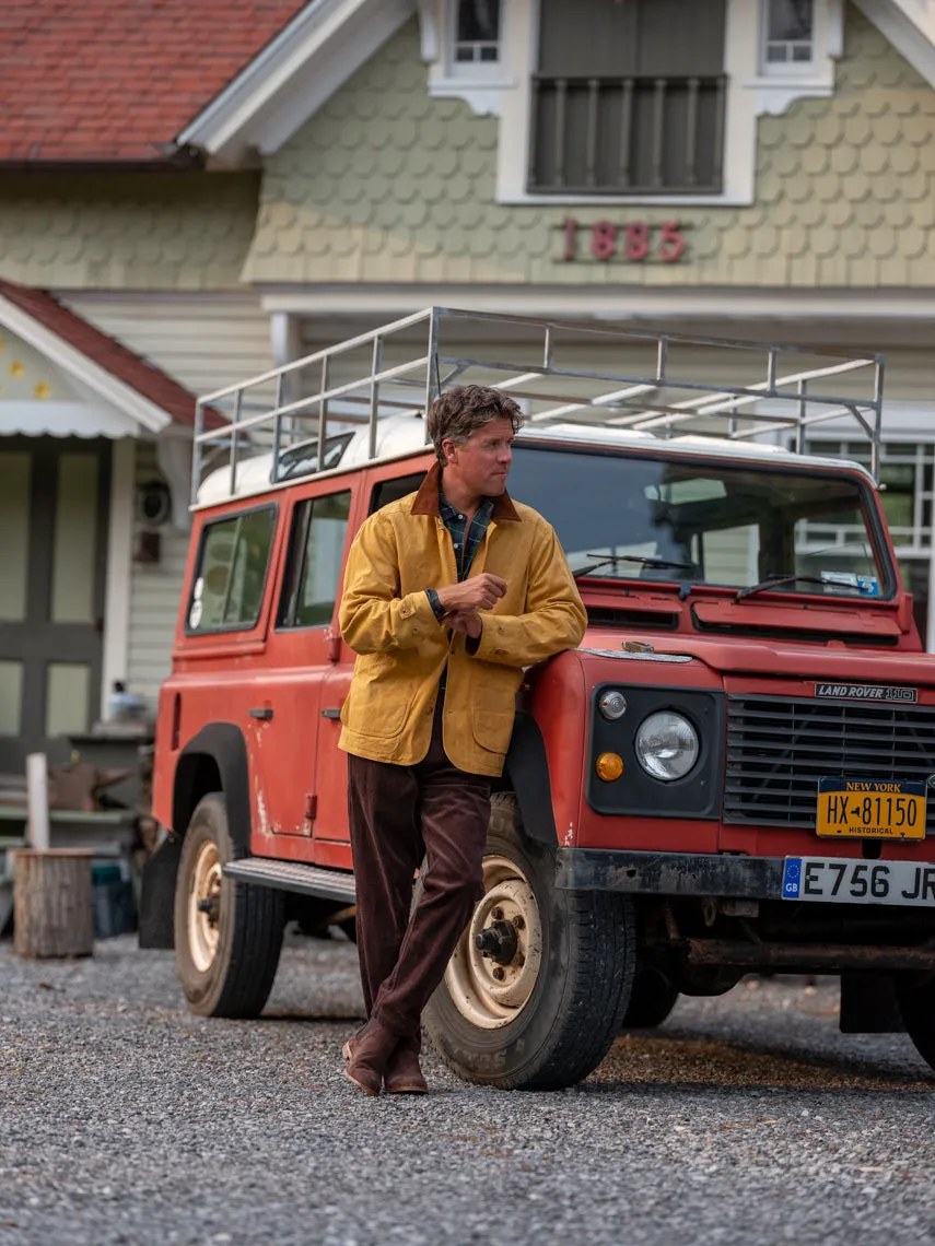 Gamekeeper Jacket in Goldenrod Waxed Canvas