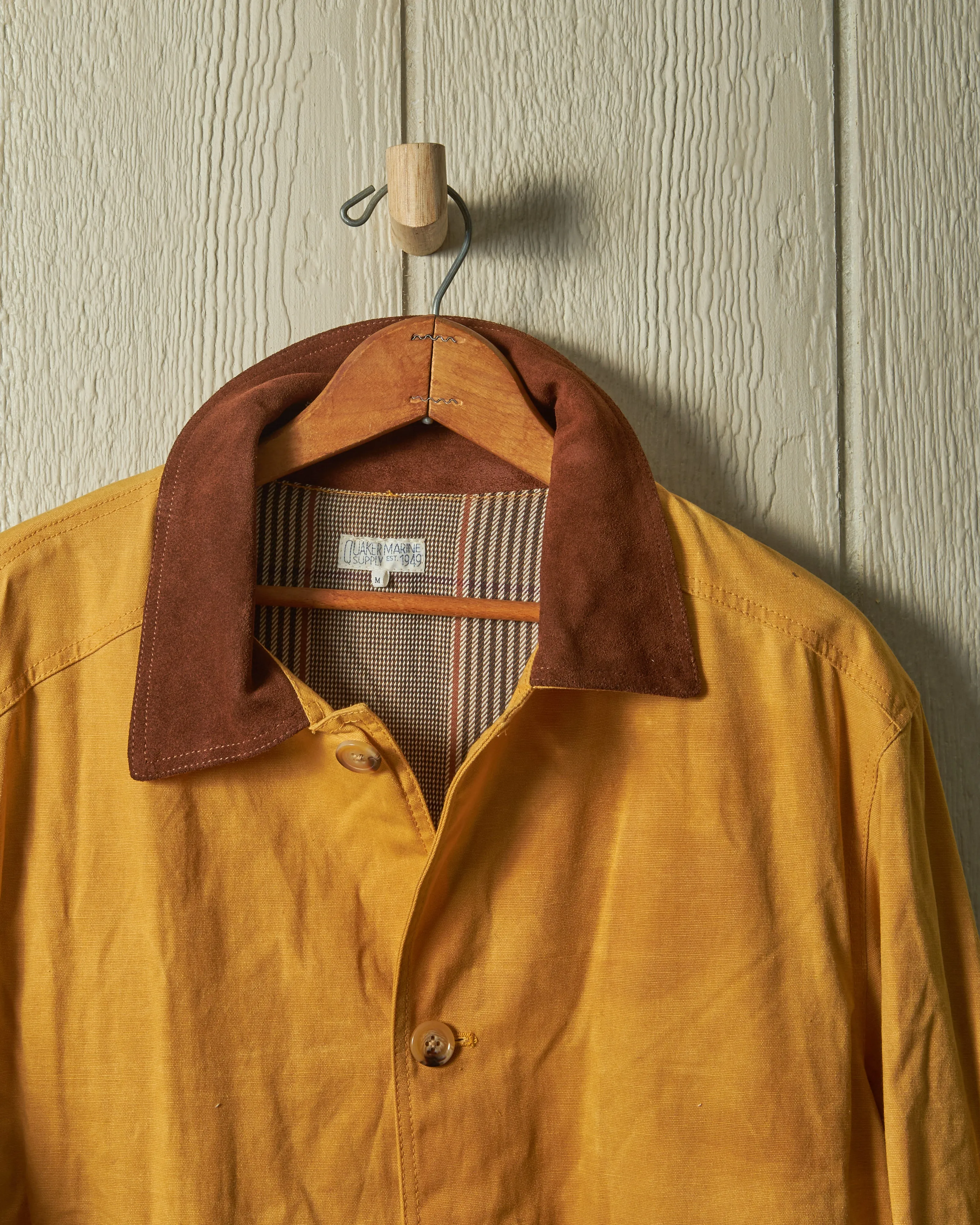 Gamekeeper Jacket in Goldenrod Waxed Canvas