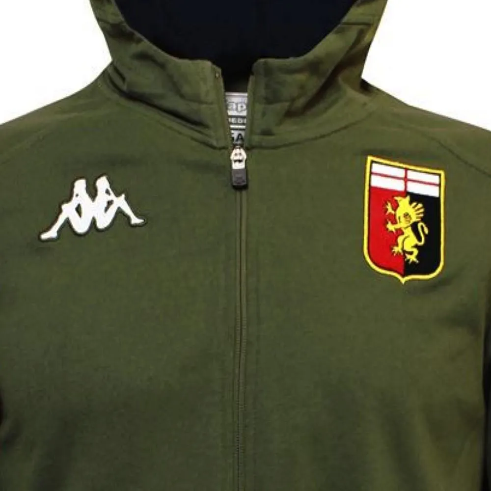 Genoa CFC green/blue hooded presentation soccer tracksuit 2019/20 - Kappa