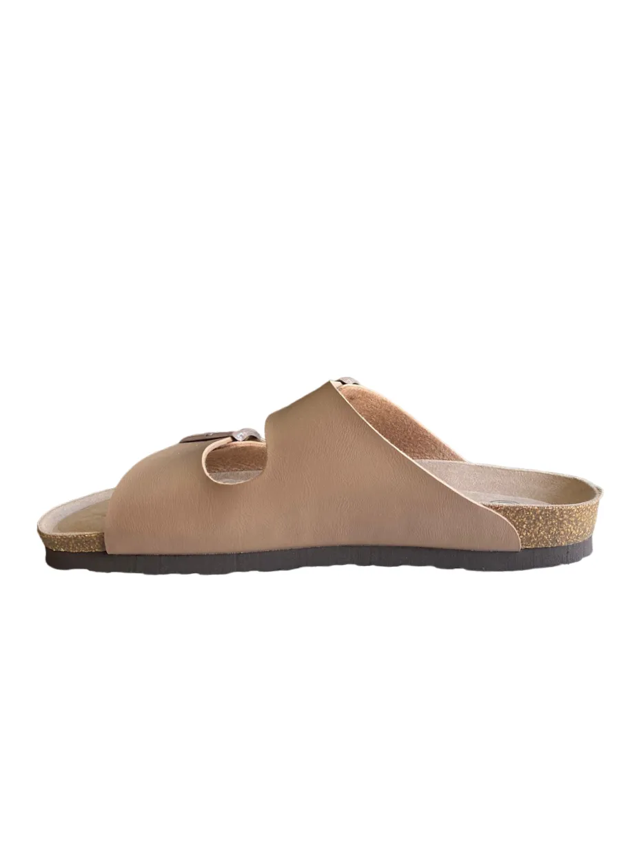 Genuins men's sandal in vegan Terranova G104808 taupe