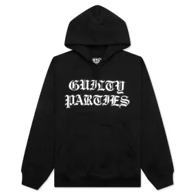 Heavy Weight Pullover Hooded Type-3 Sweatshirt - Black