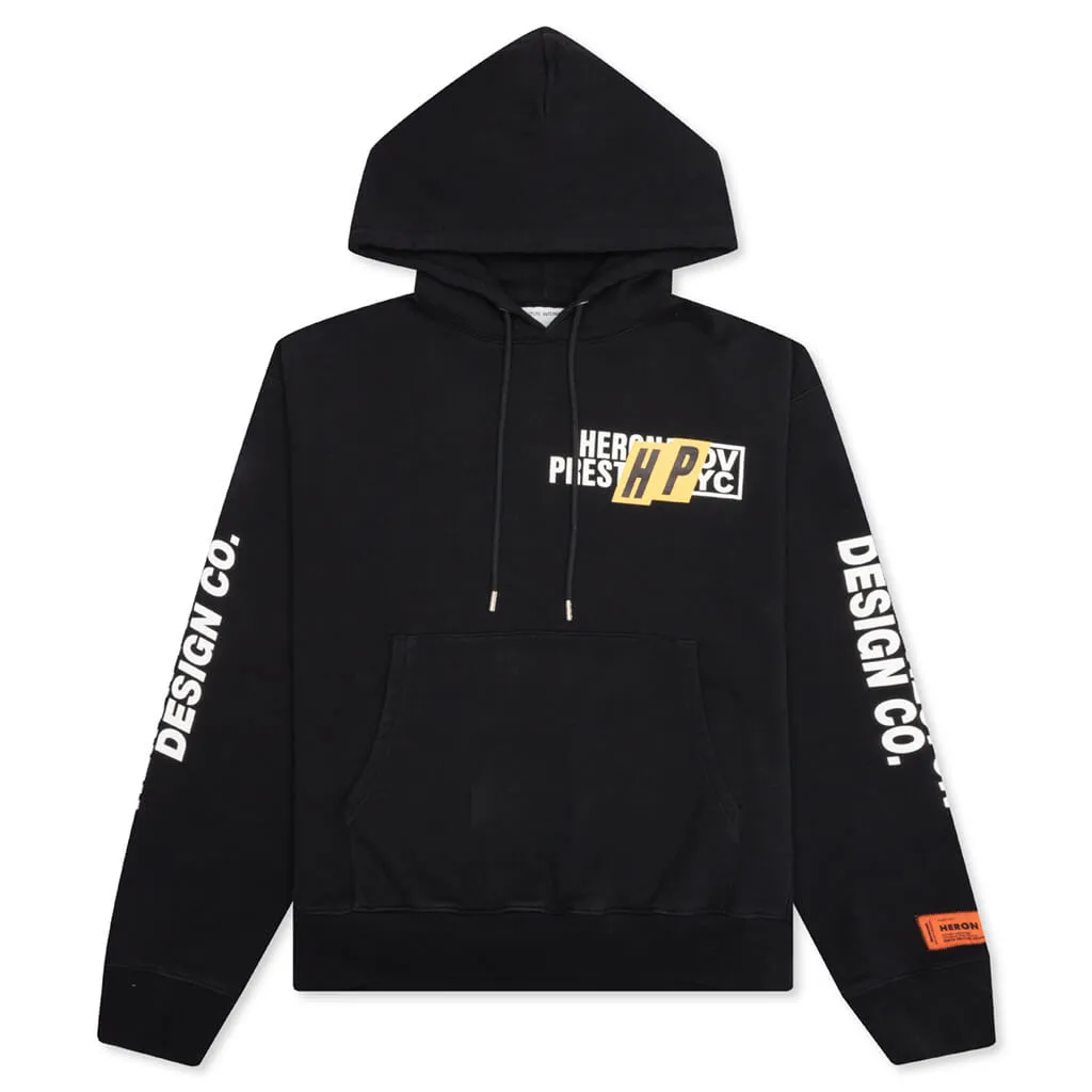 HP Real Estate Hoodie - Black/White