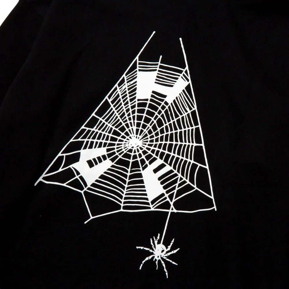 HUF TANGLED WEBS TT P/O HOODIE-BLACK