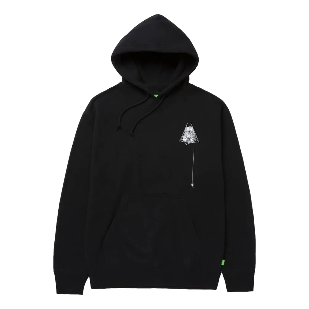 HUF TANGLED WEBS TT P/O HOODIE-BLACK