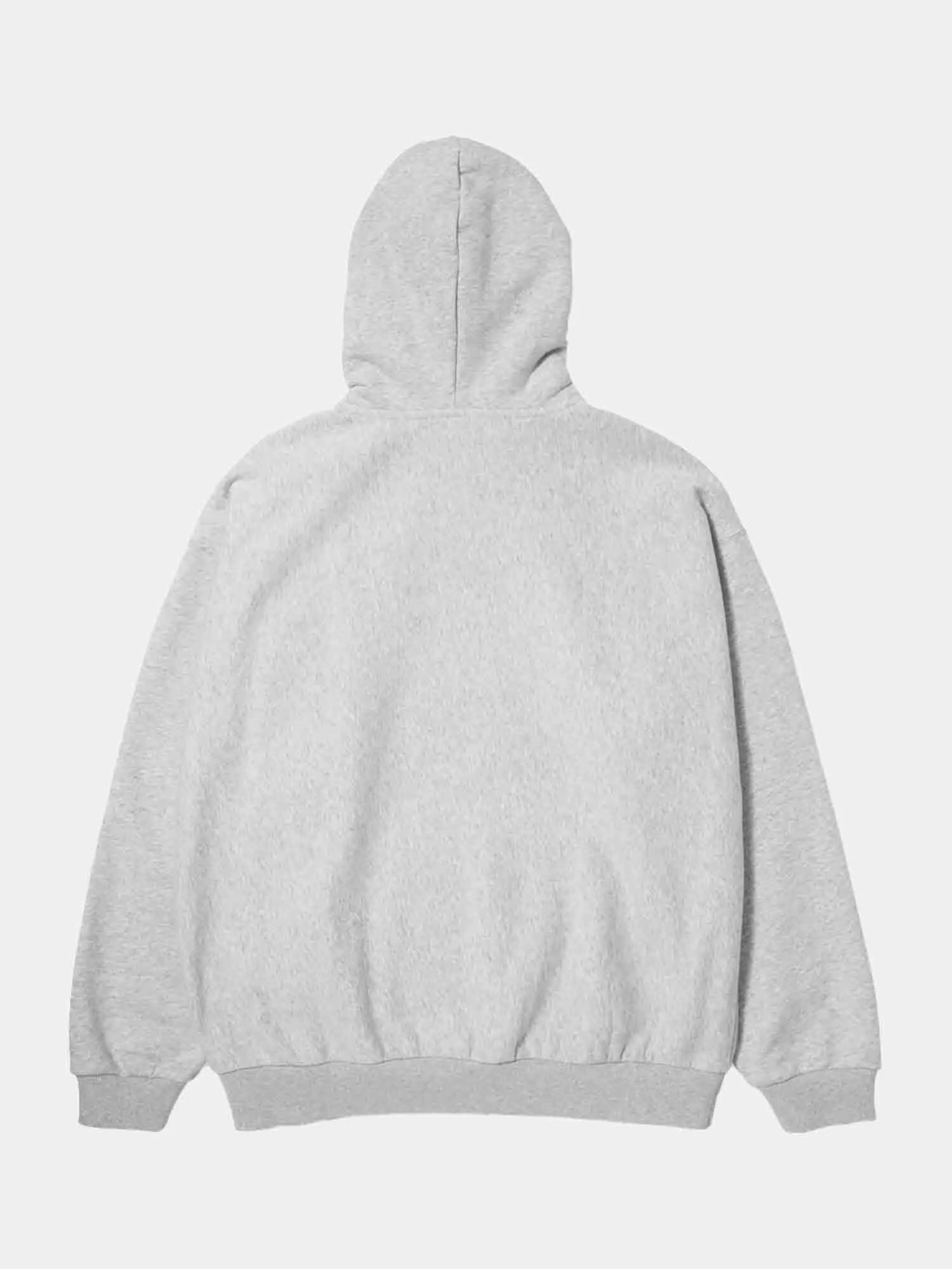 HUF Worldwide Benton Heavyweight Fleece Hood - Grey Heather