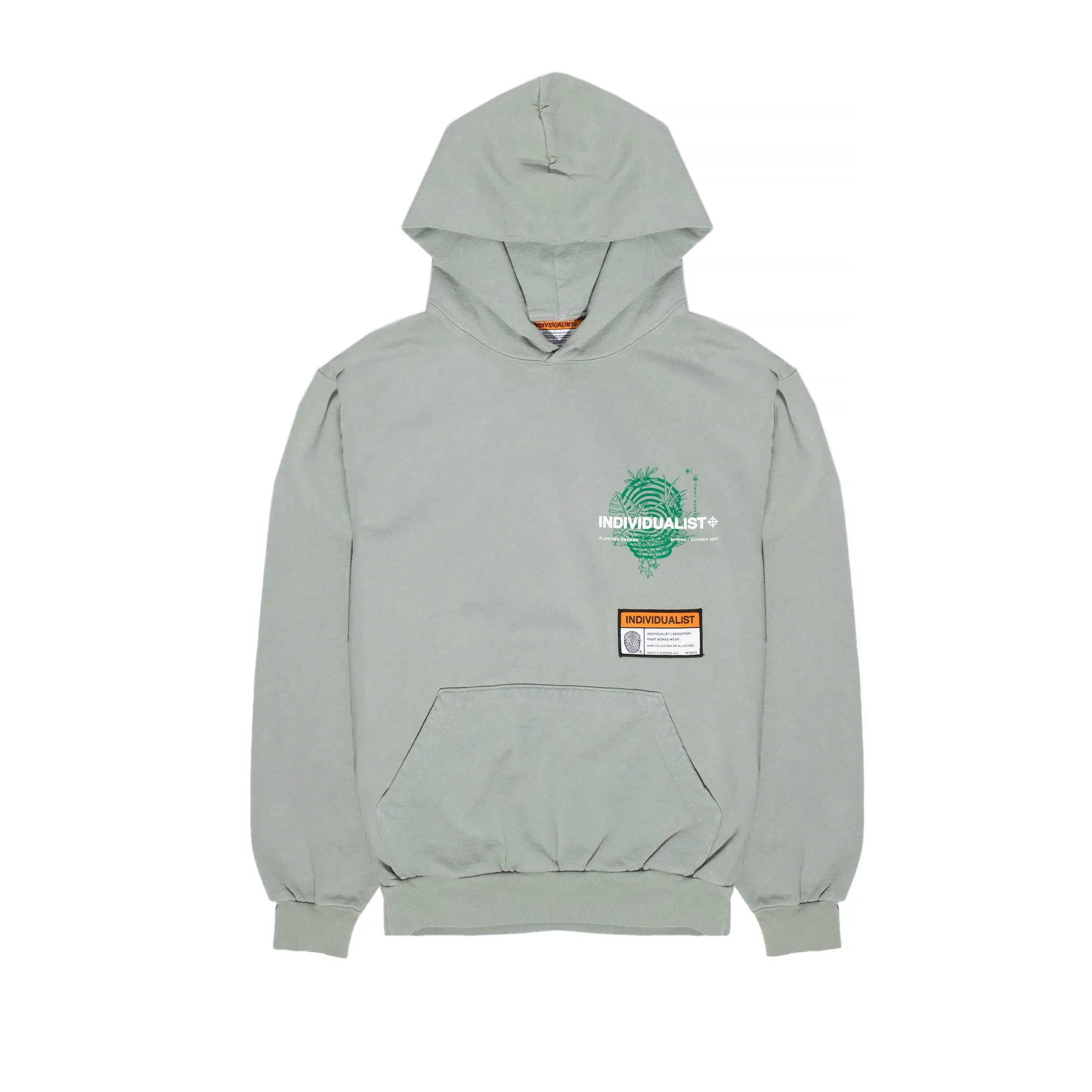 INDVLST Mens Green Thumb Hoodie