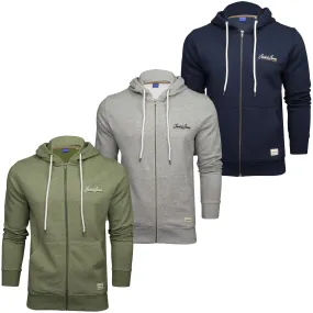 Jack & Jones Men's Full Zip Hoodie Sweatshirt