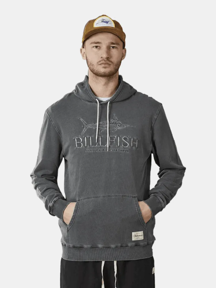 Just Another Fisherman Billfish Hoodie - Aged Black