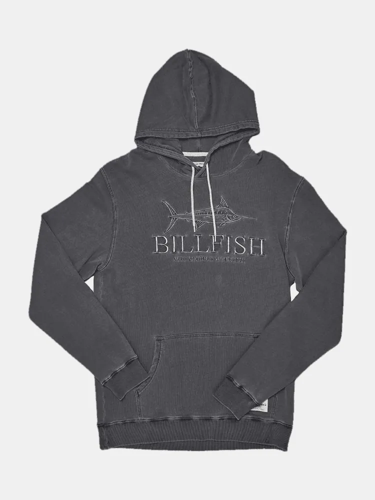 Just Another Fisherman Billfish Hoodie - Aged Black