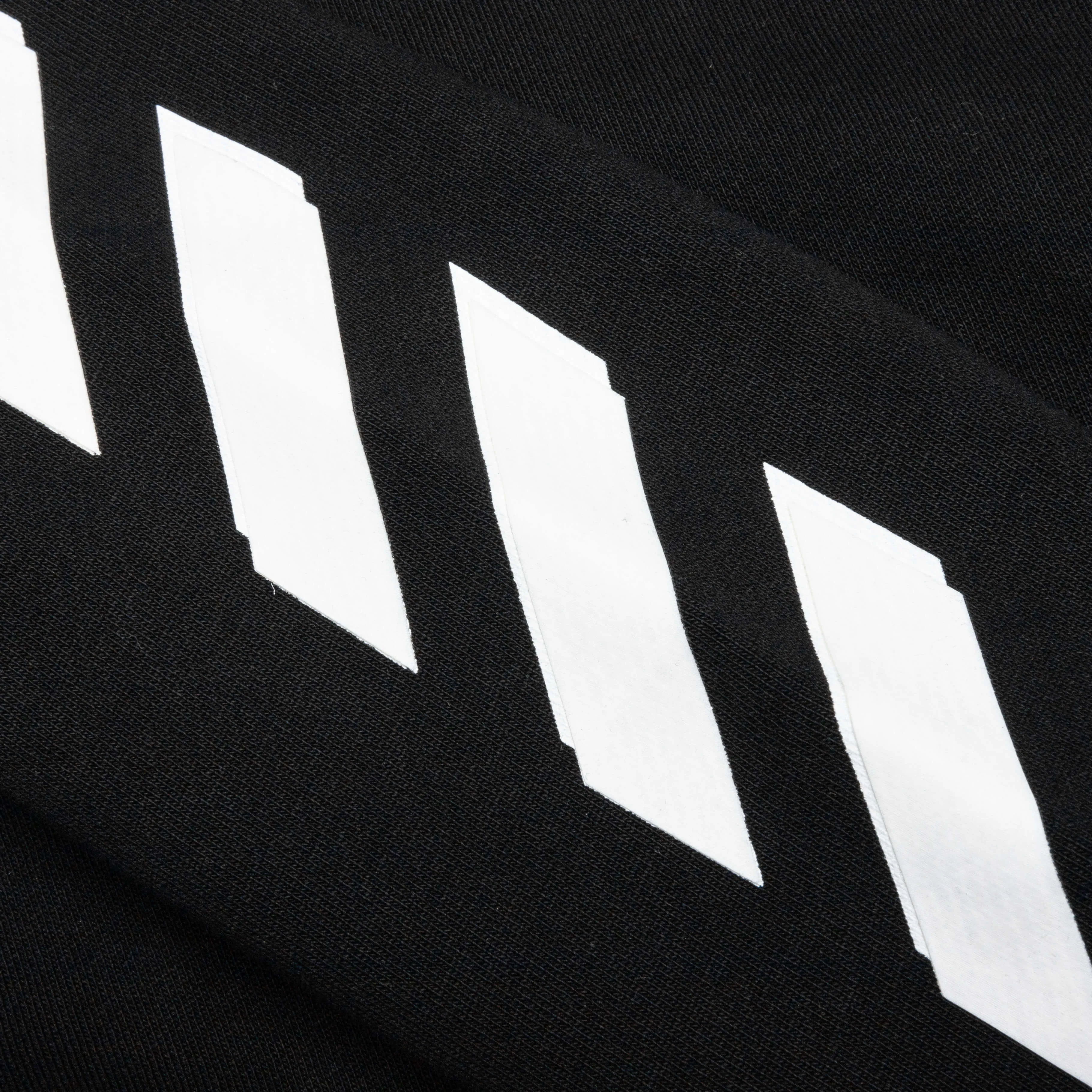 Kids Rubber Arrow Crewneck - Black/White