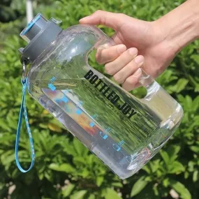 Large Capacity Transparent Sport Water Bottle