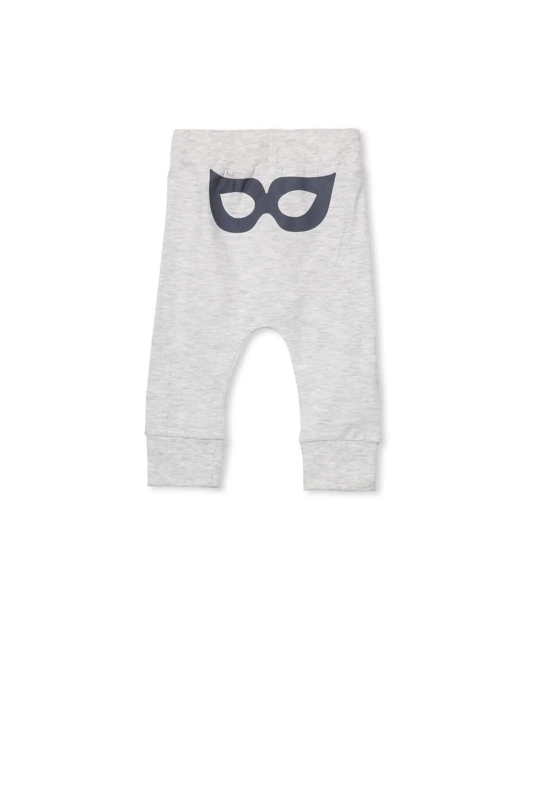 Mask Pant - Silver Marle (Milky Baby)