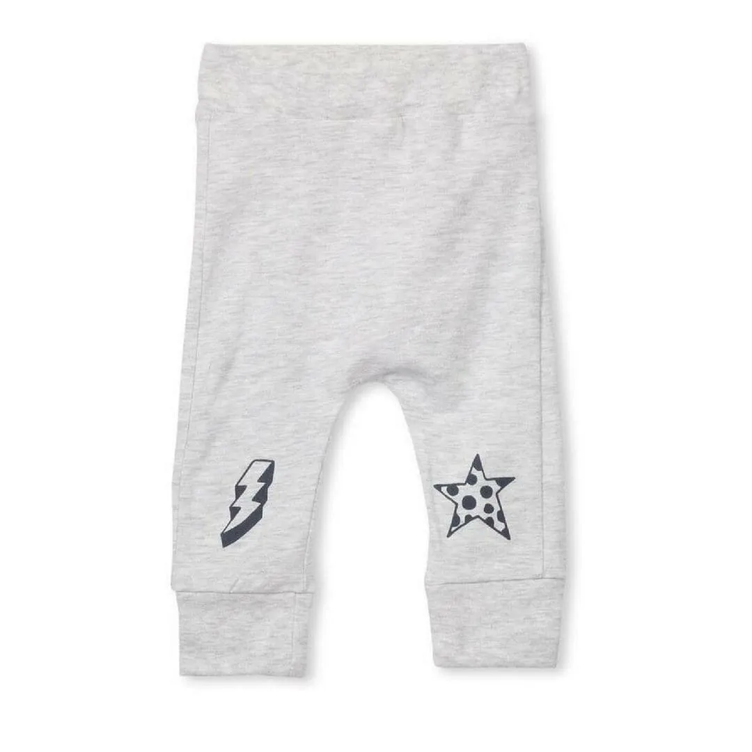 Mask Pant - Silver Marle (Milky Baby)