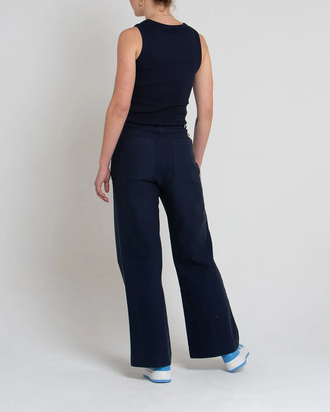 Maude Pant - Overdyed Indigo