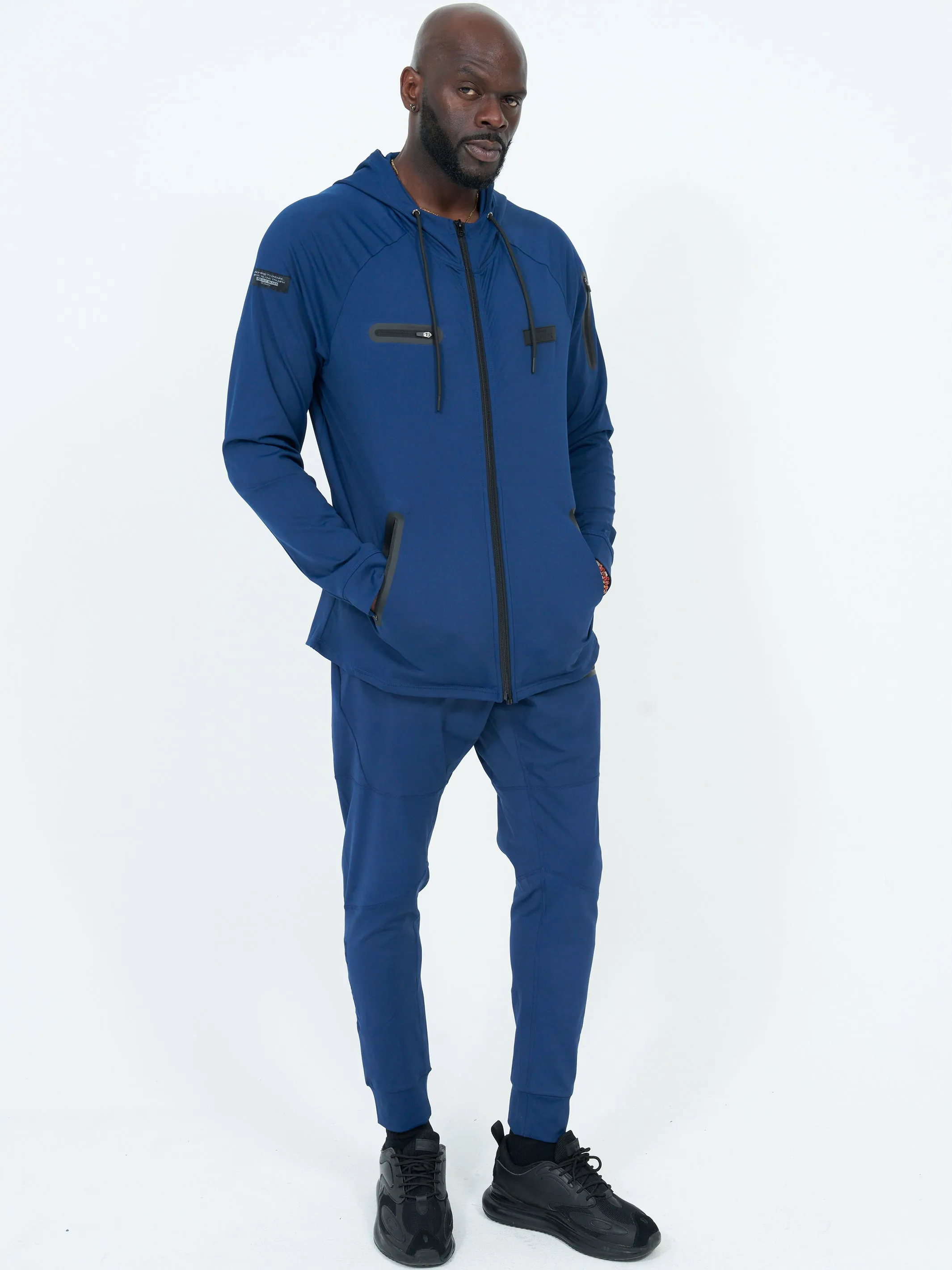 Men's Color Performance Zipper Hoodie