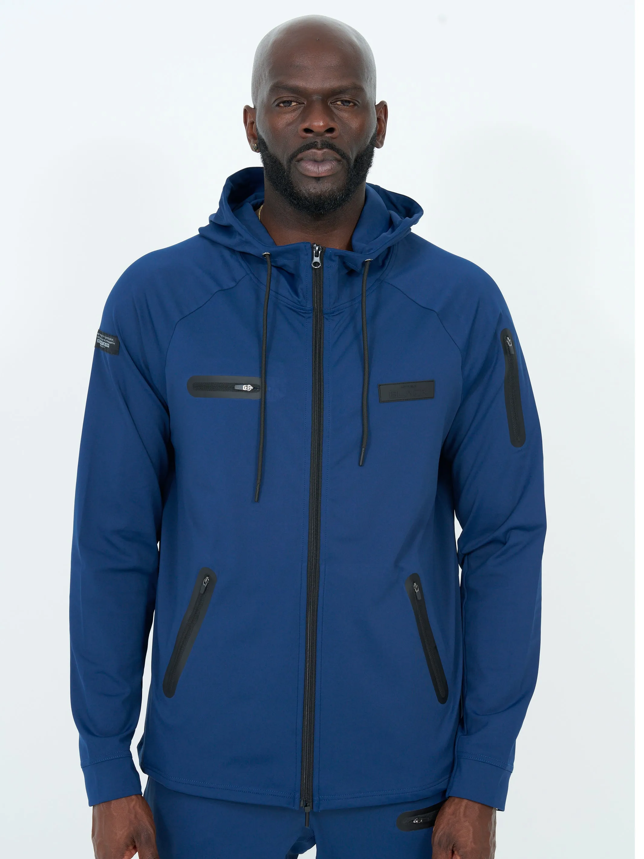 Men's Color Performance Zipper Hoodie