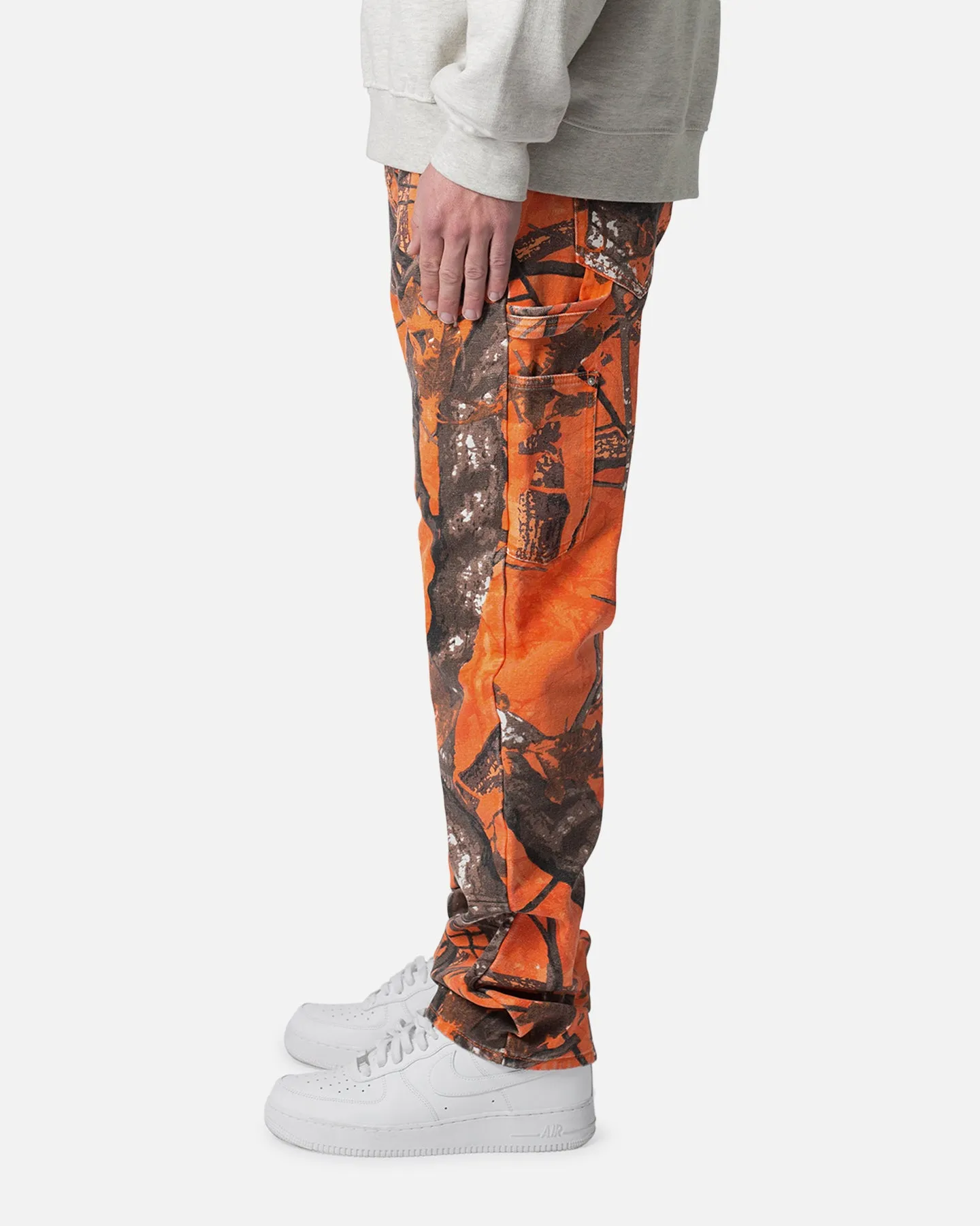 MNML V603 Camo Carpenter Pants Orange