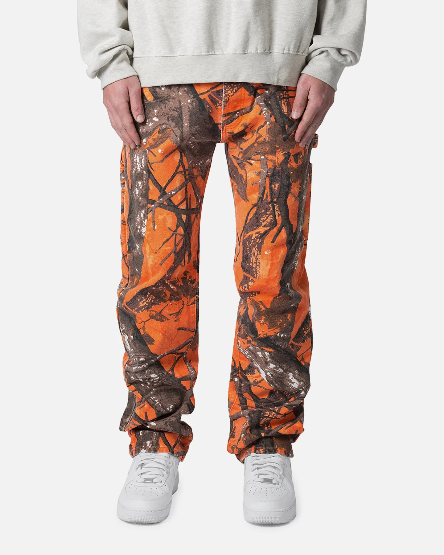 MNML V603 Camo Carpenter Pants Orange