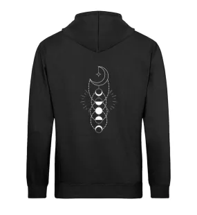 Mondphasen Bio Hoodie Unisex