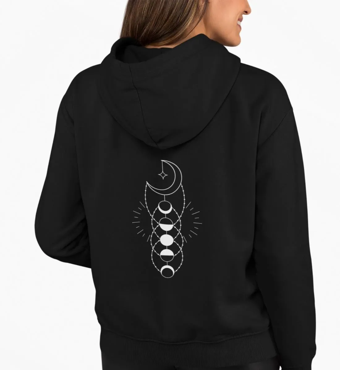 Mondphasen Bio Hoodie Unisex