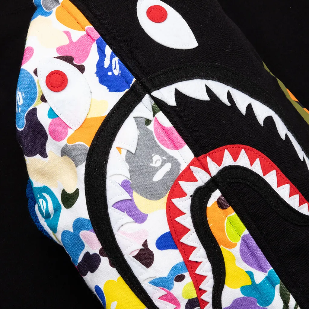 Multi Camo NYC Logo Shark Full Zip Hoodie M