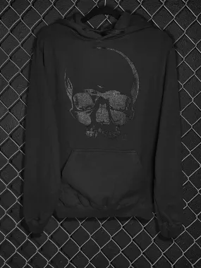 MURDERED OUT SKULL HOODIE