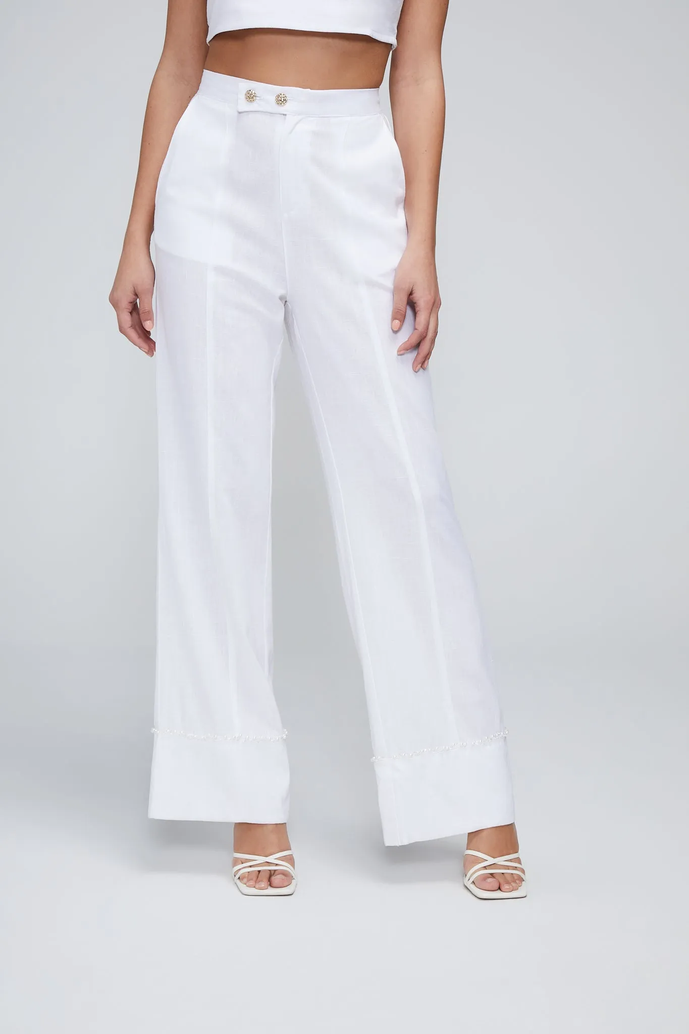 Odessa Trouser | Bright White