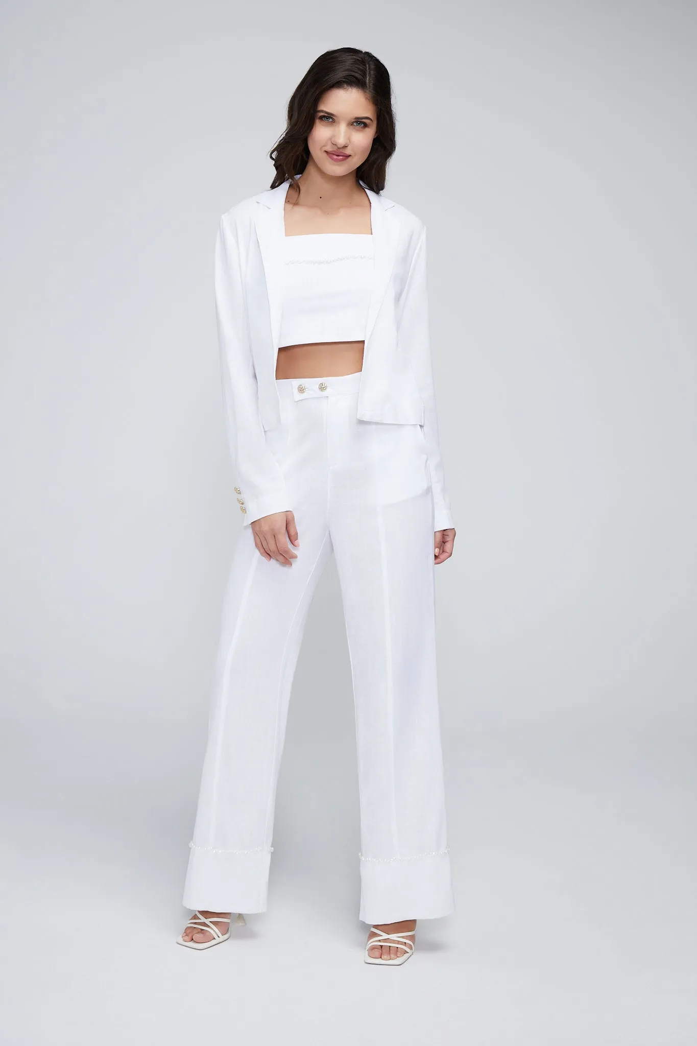 Odessa Trouser | Bright White