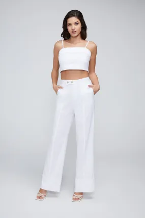 Odessa Trouser | Bright White