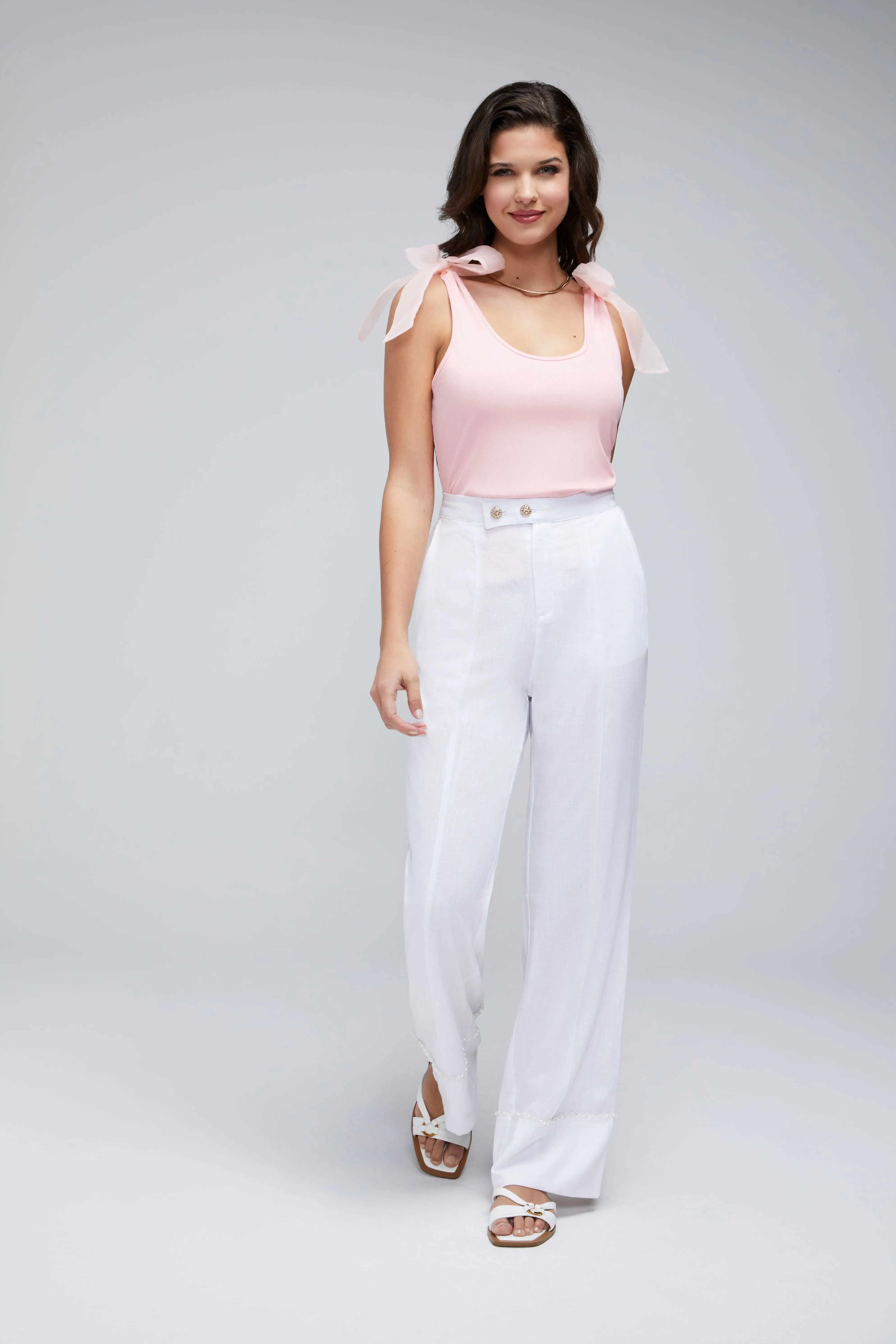 Odessa Trouser | Bright White