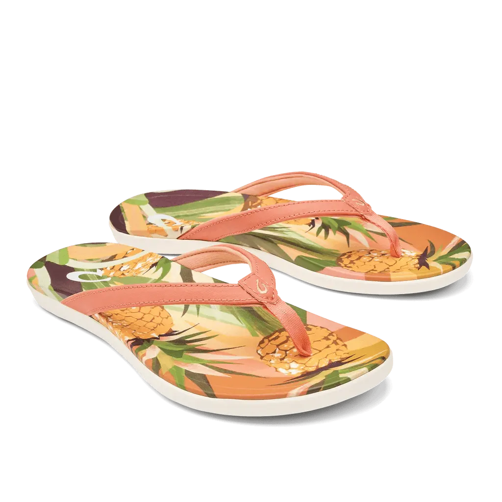 Olukai Women's Ho'opio Hau - Shell Coral/Pineapple