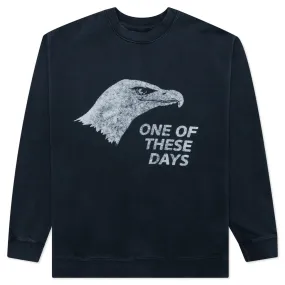 One Of These Days Postal Crewneck - Navy